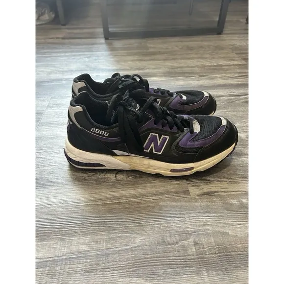 New Balance 2000 Special Edition Purple Black Sneakers Shoes Men's 11.5 D M2000K