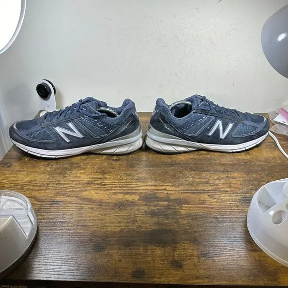 New Balance 2019 990v5 Blue White‎ Shoes Sneakers Mens Size 13 D