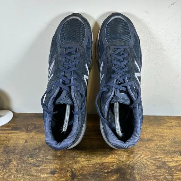 New Balance 2019 990v5 Blue White‎ Shoes Sneakers Mens Size 13 D