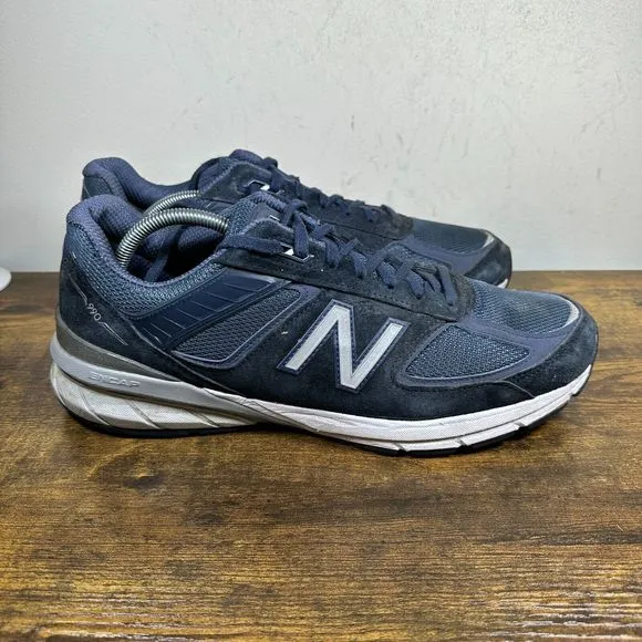 New Balance 2019 990v5 Blue White‎ Shoes Sneakers Mens Size 13 D
