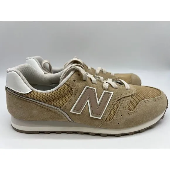 New Balance 373 Casual Running Sneakers Dark Beige ML373QF2 Men's Size 8