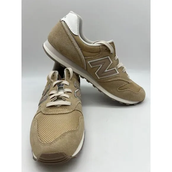 New Balance 373 Casual Running Sneakers Dark Beige ML373QF2 Men's Size 8