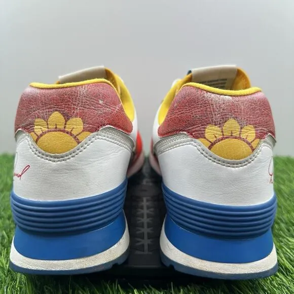 New Balance 574 David Sunflower Seeds Men Size 10 D White Red Shoes ML574DSF