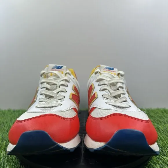 New Balance 574 David Sunflower Seeds Men Size 10 D White Red Shoes ML574DSF