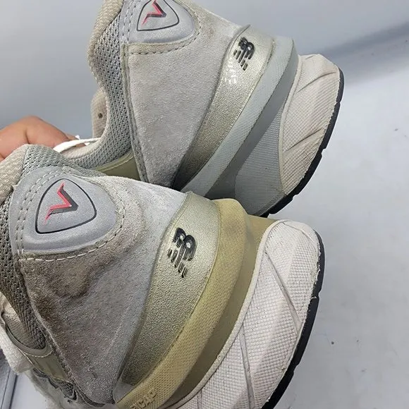 New Balance 990v5 Mens 14 Gray Sneaker Shoes Made In USA Athletic Casual M990GL5