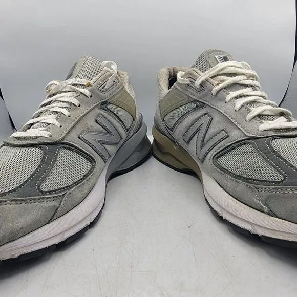 New Balance 990v5 Mens 14 Gray Sneaker Shoes Made In USA Athletic Casual M990GL5