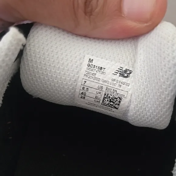 New Balance Black and Orange Athletic Sneakers