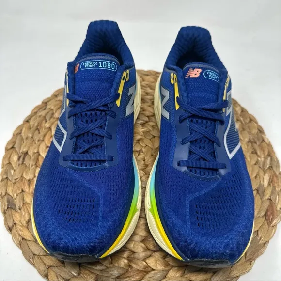 NEW BALANCE Fresh Foam 1080 V14 Runners Inkwell Silver Metallic Ginger Lemon