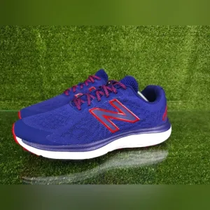New Balance Fresh Foam 680 Blue and Red Sneakers Men Size 12.