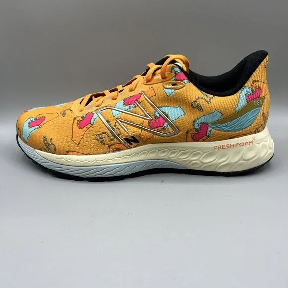 New Balance FRESH FOAM 880 M K12 Men 10.5 D Shoes M880K12 Orange/Graphic