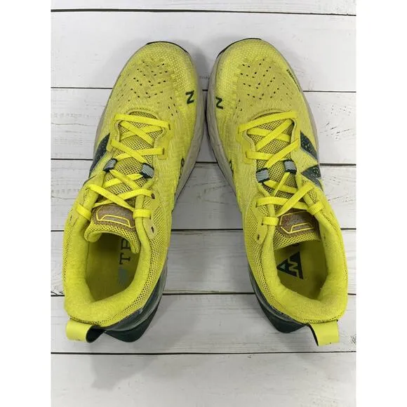 New Balance Fresh Foam Hierro V6 Sulphur Yellow Trek Shoes Womens Size 9.5