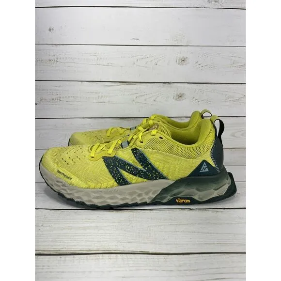 New Balance Fresh Foam Hierro V6 Sulphur Yellow Trek Shoes Womens Size 9.5
