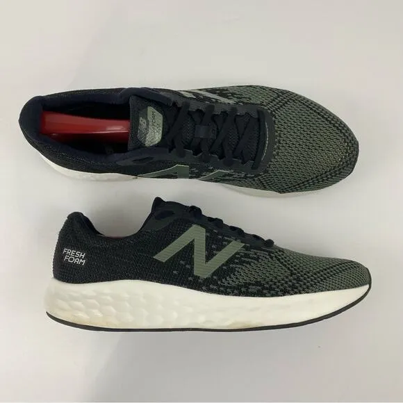 New Balance Fresh Foam Rise green running shoes