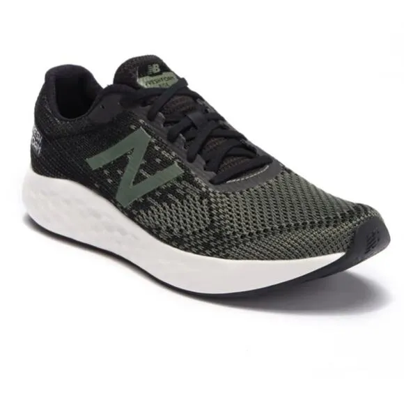 New Balance Fresh Foam Rise green running shoes