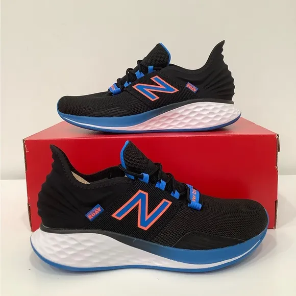 New Balance Fresh Foam Roav MROAVBS Black Running Shoes Sneakers Men Size 8 D