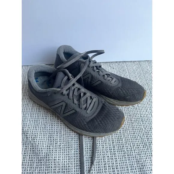 New Balance fresh foam running shoe grey size 8