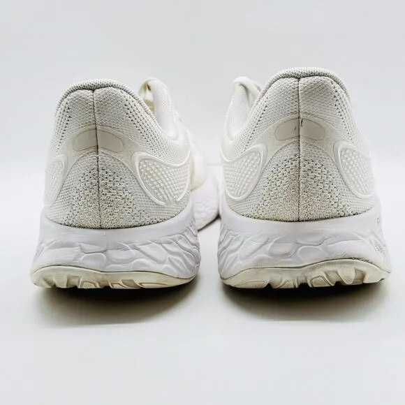 New Balance Fresh Foam X 1080v12 Mens 12 White Running Athletic Sneakers Shoes