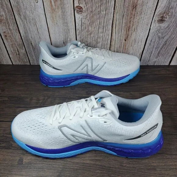 New Balance Fresh Foam X 880v12 Running Shoes Men's 13 Women’s 14.5 White Blue