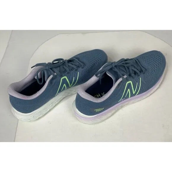 New Balance Fresh Foam X Evoz  Running Shoes Womens Size 12(B) Sneakers blue.