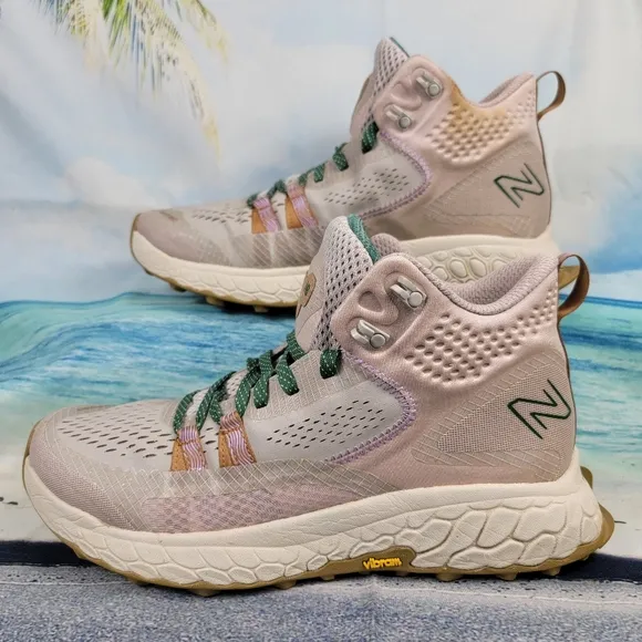 New Balance Fresh Foam X Hierro Mid-Cut Athletic Shoes Beige Womens 10