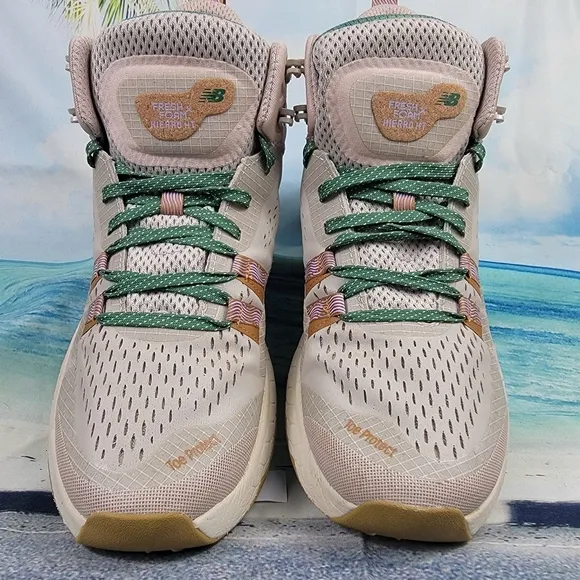 New Balance Fresh Foam X Hierro Mid-Cut Athletic Shoes Beige Womens 10