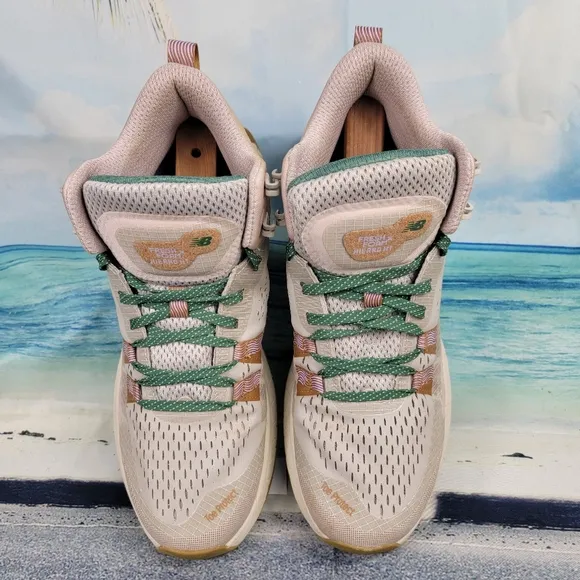 New Balance Fresh Foam X Hierro Mid-Cut Athletic Shoes Beige Womens 10