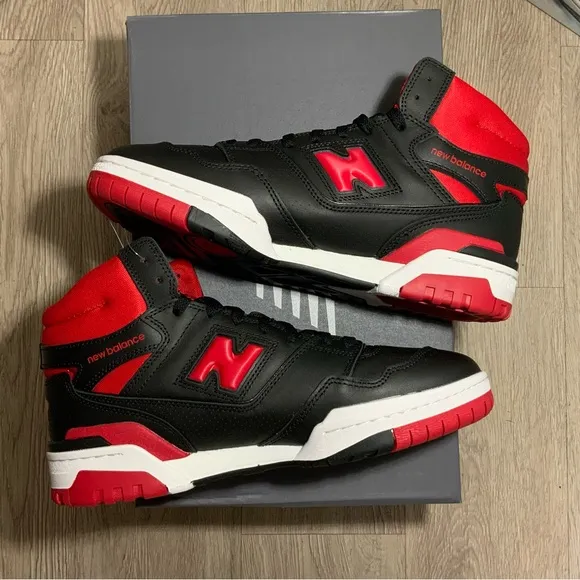 New Balance High Top Sneakers Basketball Shoes Black /Red Sizes 10.5, 11