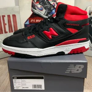 New Balance High Top Sneakers Basketball Shoes Black /Red Sizes 10.5, 11