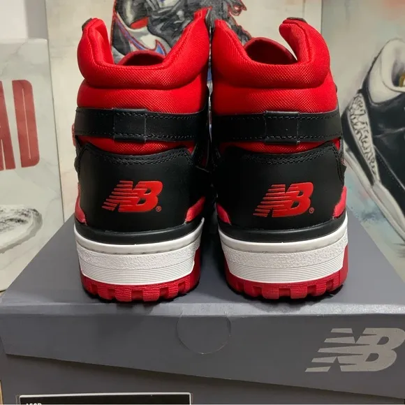 New Balance High Top Sneakers Basketball Shoes Black /Red Sizes 10.5, 11