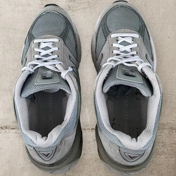 New Balance M990GL5‎ 990v5 Grey Castlerock Running Sneakers Men's 9 2E