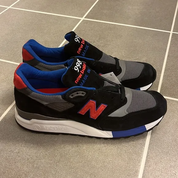 New Balance M998CBL Connoisseur Guitar Pack 998 shoes sneakers Made USA Mens 8