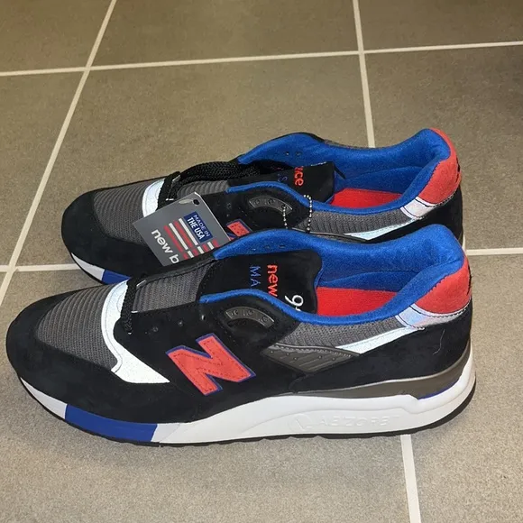 New Balance M998CBL Connoisseur Guitar Pack 998 shoes sneakers Made USA Mens 8