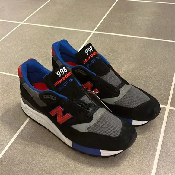 New Balance M998CBL Connoisseur Guitar Pack 998 shoes sneakers Made USA Mens 8