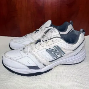 New Balance Mens 409 MX409WG White Gray Casual Shoes Sneakers Size 15