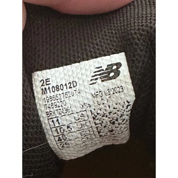 New Balance Men's Black Fresh Foam X 1080v12 Lace Up Running Shoes Size 11