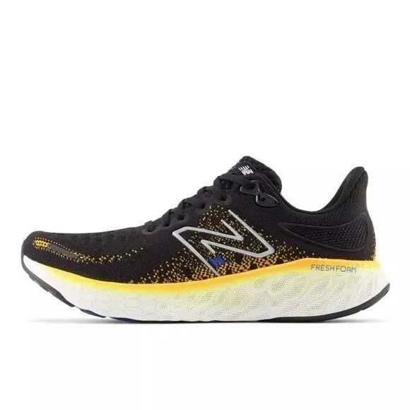 New Balance Men's Black Fresh Foam X 1080v12 Lace Up Running Shoes Size 11