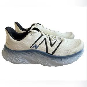 New Balance Men’s Fresh Foam More V4. Sea Salt/Black/Blue. Size 12.5M.