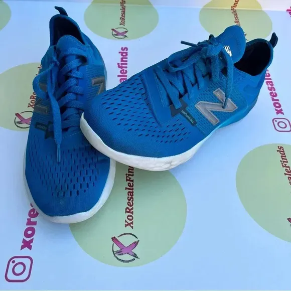 New Balance Mens Size 10 Fresh Foam Sport V2 Blue Running Shoes