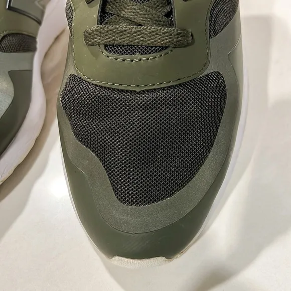 New Balance Olive Green 420 Reflective Running Sneakers Mens Sz 12