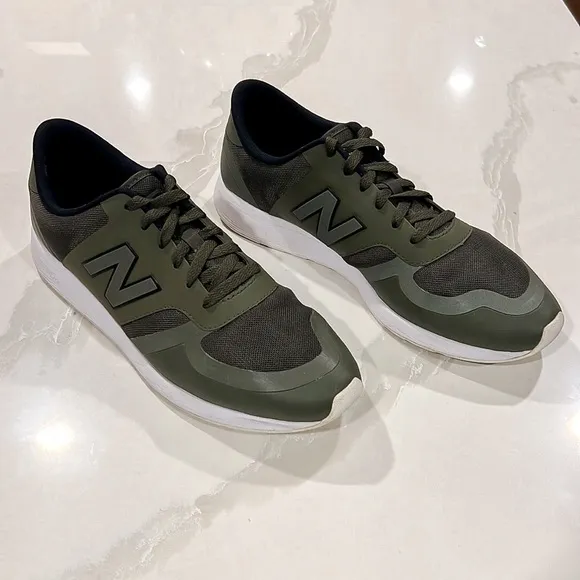 New Balance Olive Green 420 Reflective Running Sneakers Mens Sz 12