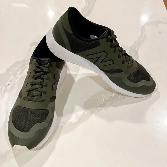 New Balance Olive Green 420 Reflective Running Sneakers Mens Sz 12