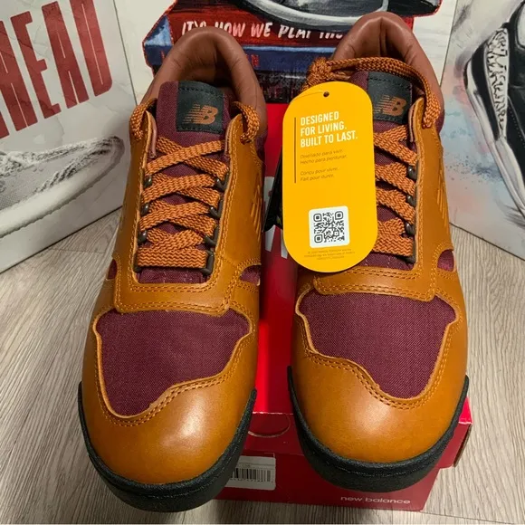 New Balance Rainier Low Glazed Ginger Brown Black, Hiking Shoes 11.5