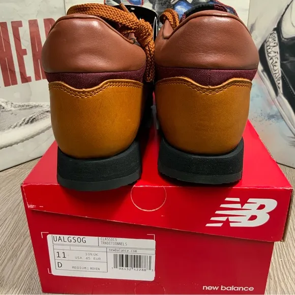 New Balance Rainier Low Glazed Ginger Brown Black, Hiking Shoes 11.5