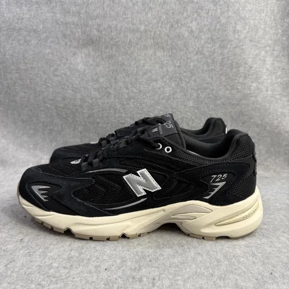 New Balance Shoes Mens Size 10 Black &amp; White 725 Casual Comfort Sneakers ML725BB