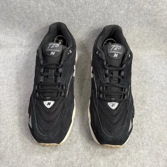 New Balance Shoes Mens Size 10 Black &amp; White 725 Casual Comfort Sneakers ML725BB
