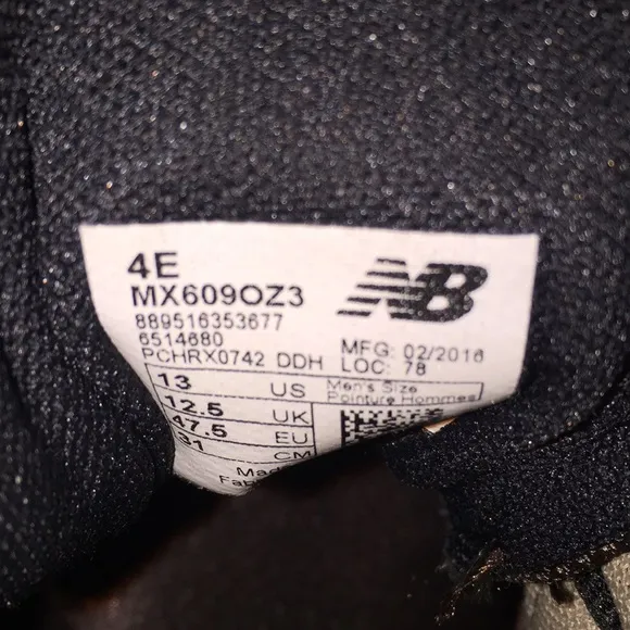New balance shoes size 13 memory foam