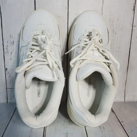 New Balance Shoes Women Size 9.5 2E White WW577WT Walking Casual **NO INSOLES**