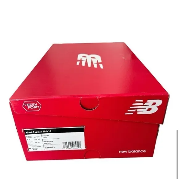 New Balance White Running Shoes Fresh Foam Unisex