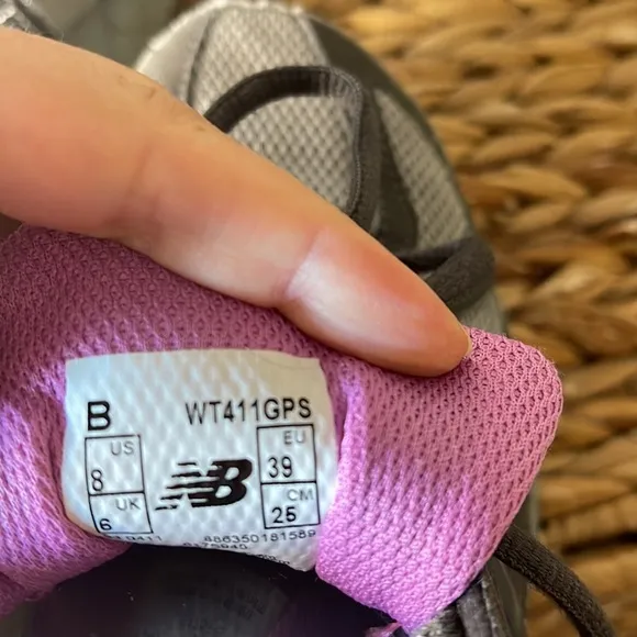 NEW BALANCE Women’s 411 All Terrain Shoes size 8 Grey/Purple