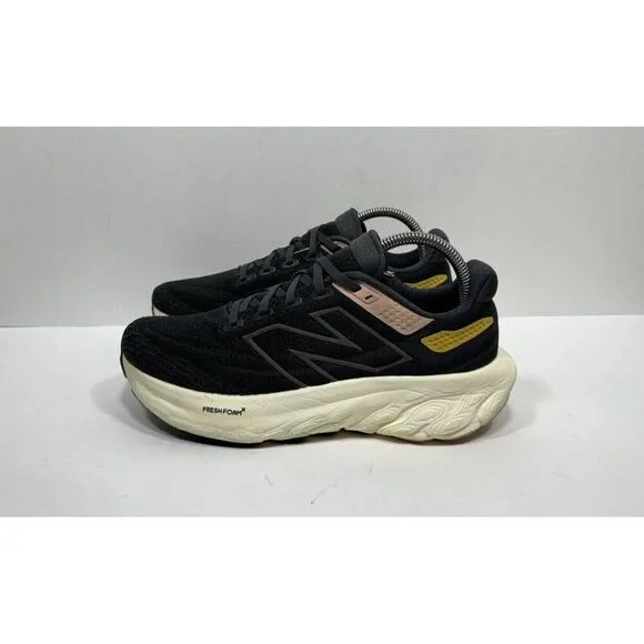New Balance Fresh Foam x 1080v13 Womens Size 9 B Shoes Black Sneaker W1080H13
